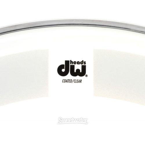  DW Coated/Clear Drumhead - 16 inch