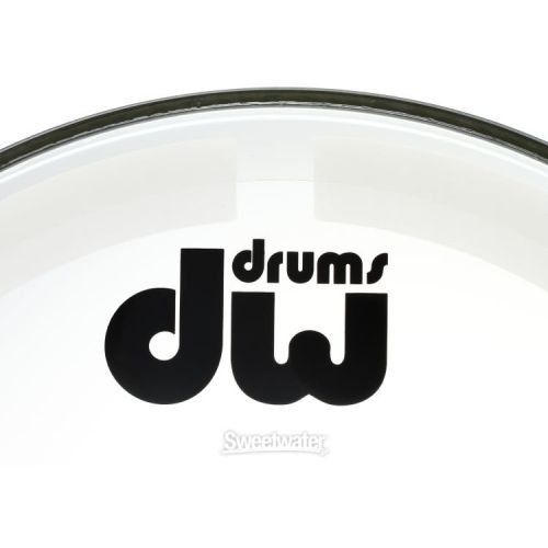  DW Coated/Clear Bass Drumhead - 22 inch