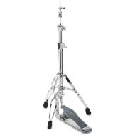DW DWCPMDDHH3XF MDD Machined Direct Drive Hi-hat Stand with Extended Footboard - Polished - 3-leg