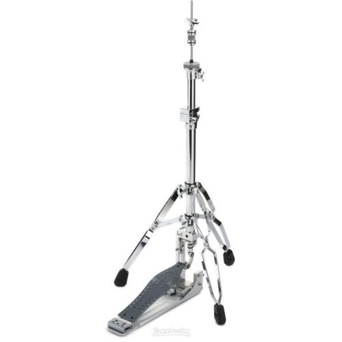  DW DWCPMDDHH3XF MDD Machined Direct Drive Hi-hat Stand with Extended Footboard - Polished - 3-leg