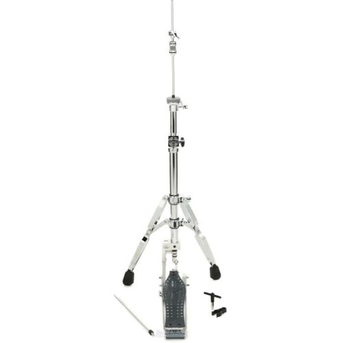  DW DWCPMDDHH2XF MDD Machined Direct Drive Hi-hat Stand with Extended Footboard - Polished - 2-leg