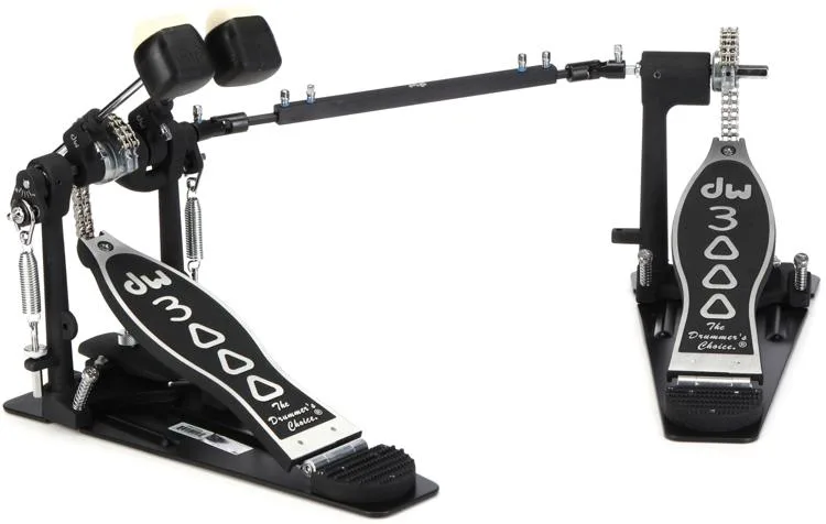 DW DWCP3002L 3000 Series Double Bass Drum Pedal - Left-Handed Demo