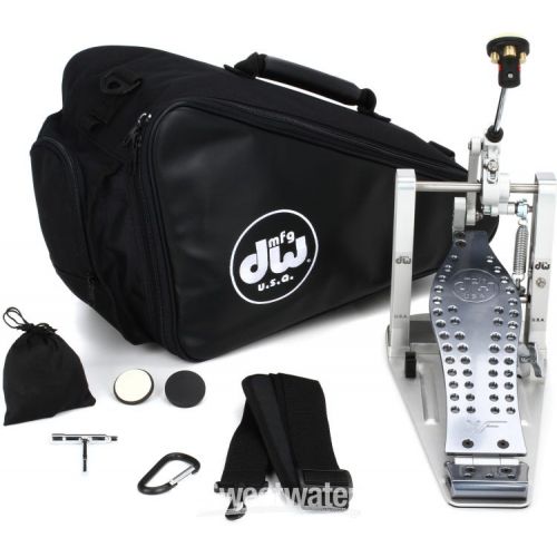  DW DWCPMDDXF MDD Machined Direct Drive Single Bass Drum Pedal with Extended - Polished