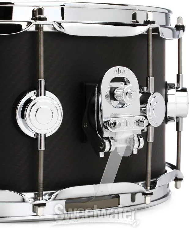  DW Carbon Fiber Snare Drum - 6.5 x 14-inch - Chrome Hardware