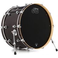 DW Performance Series Bass Drum - 14 x 24 inch - Ebony Stain Lacquer