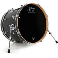 DW Performance Series Bass Drum - 16 x 20 inch - Pewter Sparkle FinishPly
