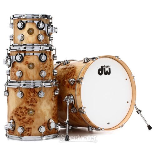  DW Collector's Series Jazz Exotic 4-piece Shell Pack with 20
