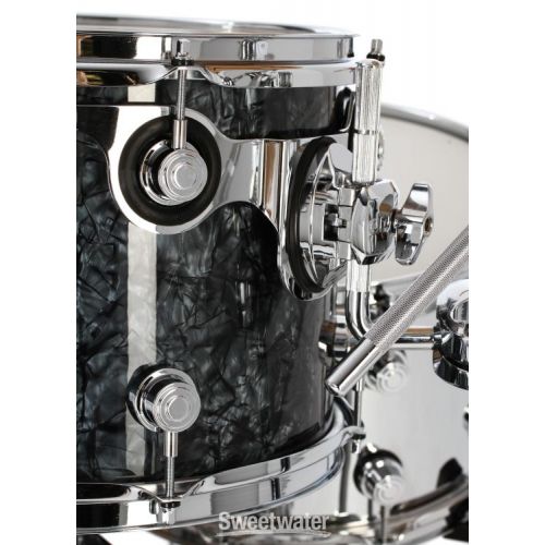  DW Performance Series 3-piece Shell Pack with 24 inch Bass Drum - Black Diamond FinishPly