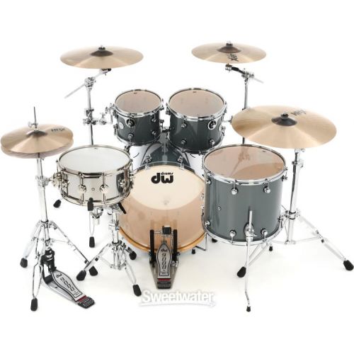  DW DDLG2214SG Design Series 4-piece Shell Pack - Steel Grey