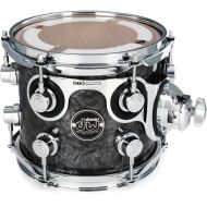 DW Performance Series Mounted Tom - 7 x 8 inch - Black Diamond FinishPly