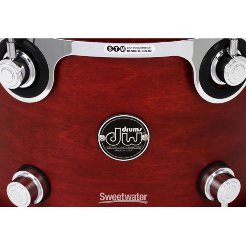  DW Performance Series Mounted Tom - 9 x 13 inch - Tobacco Stain