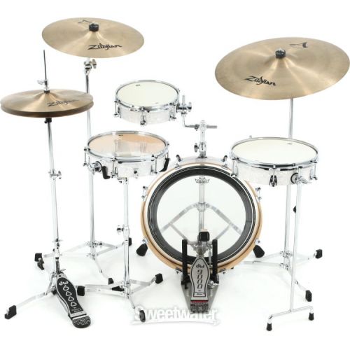  DW Performance Series Low Pro 4-piece Shell Pack - White Marine FinishPly