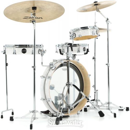  DW Performance Series Low Pro 4-piece Shell Pack - White Marine FinishPly