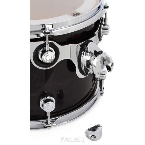  DW Performance Series Mounted Tom - 9 x 13 inch - Ebony Stain Lacquer