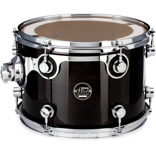  DW Performance Series Mounted Tom - 9 x 13 inch - Ebony Stain Lacquer