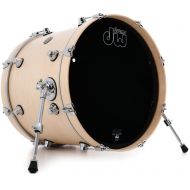 DW Performance Series Bass Drum - 16 x 20 inch - Natural Satin Oil - Sweetwater Exclusive