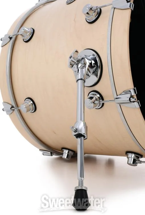  DW Performance Series Bass Drum - 16 x 20 inch - Natural Satin Oil - Sweetwater Exclusive