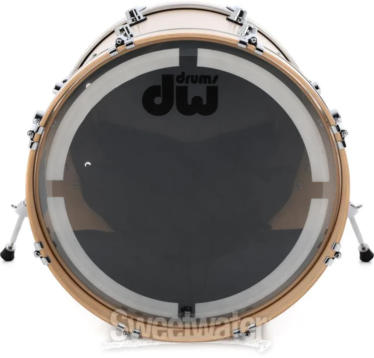  DW Performance Series Bass Drum - 16 x 20 inch - Natural Satin Oil - Sweetwater Exclusive