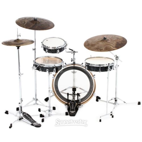  DW Performance Series Low Pro 4-piece Shell Pack - Black Diamond FinishPly