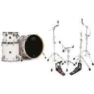 DW Performance Series 3-piece Shell Pack and Hardware Bundle - White Marine