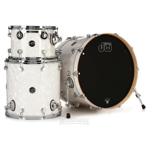  DW Performance Series 3-piece Shell Pack and Hardware Bundle - White Marine