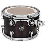 DW Performance Series Mounted Tom - 8 x 12 inch - Ebony Stain Lacquer