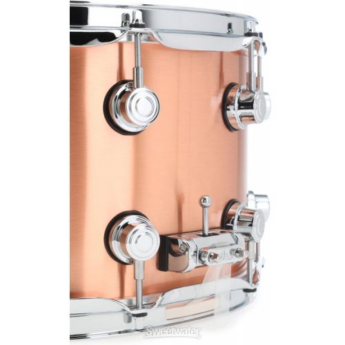  DW Performance Series Copper Snare Drum - 8 x 14-inch - Brushed