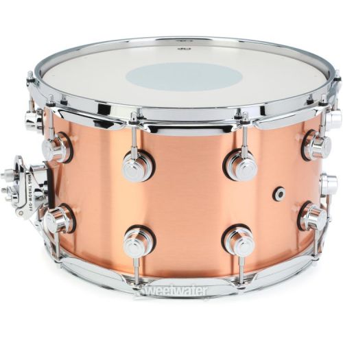  DW Performance Series Copper Snare Drum - 8 x 14-inch - Brushed