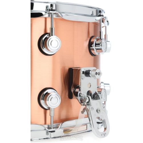  DW Performance Series Copper Snare Drum - 8 x 14-inch - Brushed