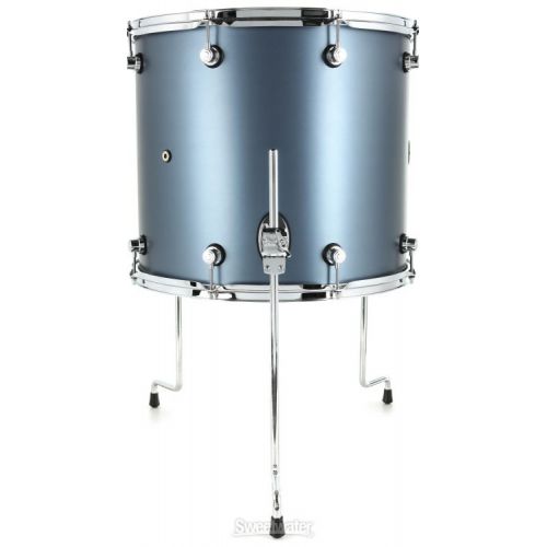  DW Design Series Floor Tom - 16 x 18 Inch - Blue Slate Demo