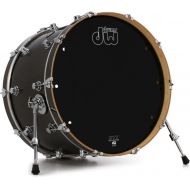 DW Performance Series Bass Drum - 14 x 22 inch - Pewter Sparkle FinishPly