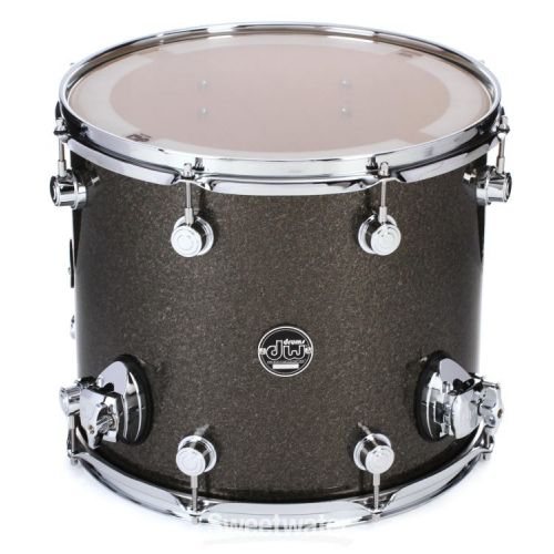  DW Performance Series Floor Tom - 12 x 14 inch - Pewter Sparkle FinishPly