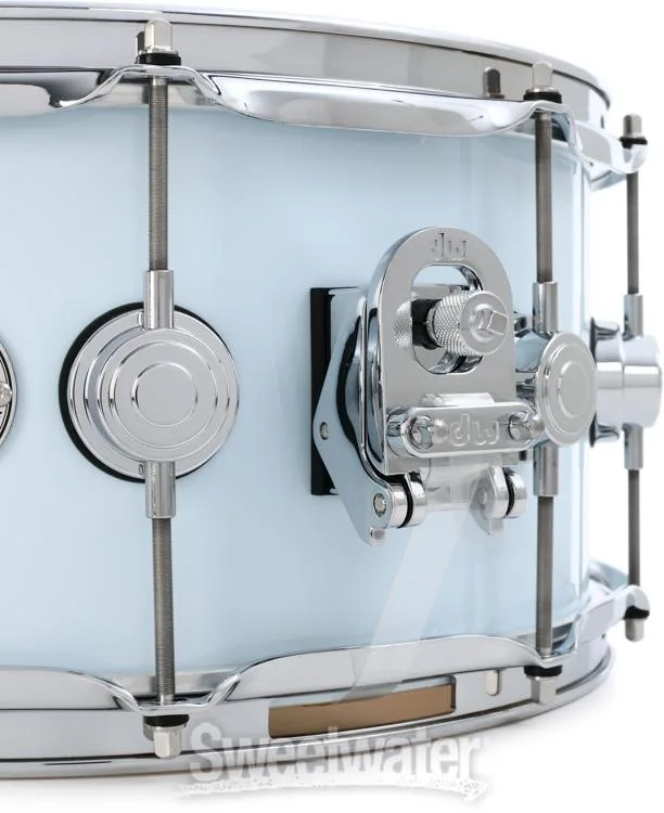  DW Collector's Series Lacquer Snare Drum - 6.5 x 14-inch - Faded Sky