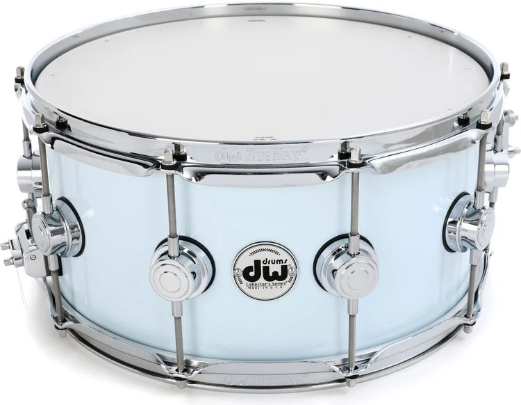  DW Collector's Series Lacquer Snare Drum - 6.5 x 14-inch - Faded Sky