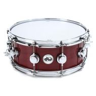 DW Collector's Purpleheart Wood Snare Drum - 5.5 x 14 inch - Natural Lacquer