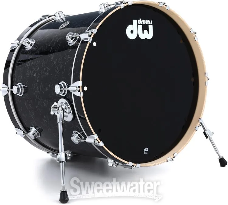  DW Collector's Series FinishPly 5-piece Shell Pack - Black Velvet Demo