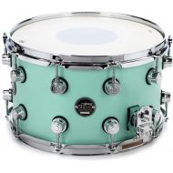 DW Performance Series Snare Drum - 8 x 14-inch - Satin Sea Foam - Sweetwater Exclusive