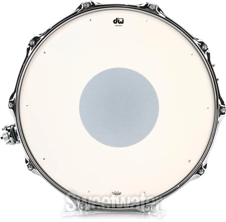  DW Performance Series Snare Drum - 8 x 14-inch - Satin Sea Foam - Sweetwater Exclusive