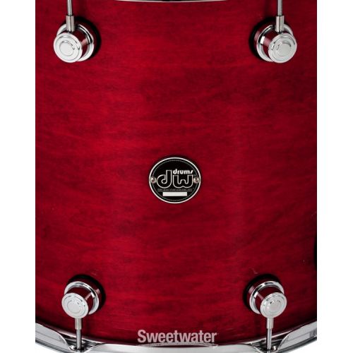  DW Performance Series Floor Tom - 14 x 16 inch - Cherry Stain Lacquer