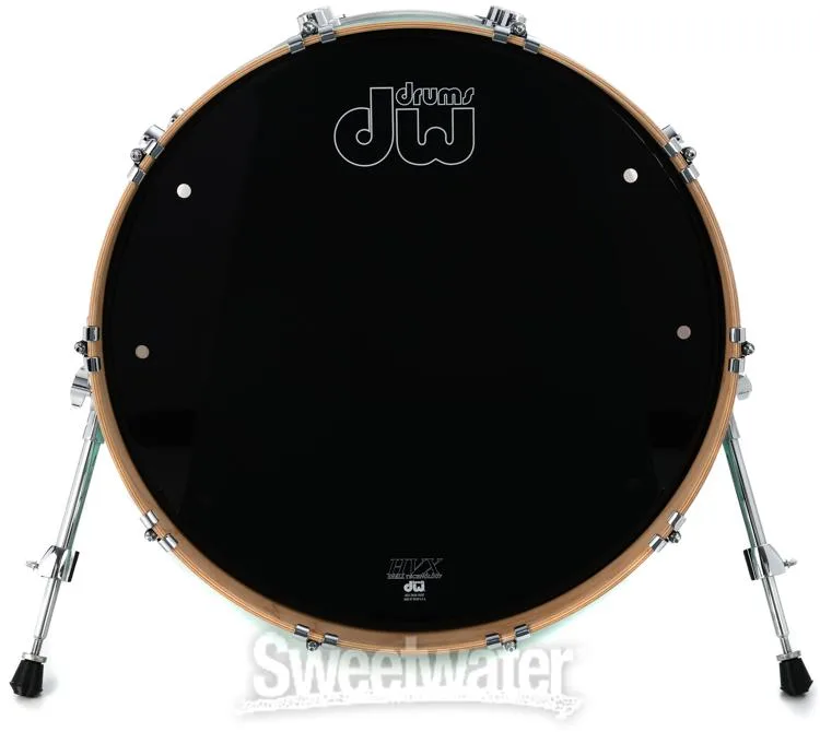  DW Performance Series Bass Drum - 14 x 22 inch - Satin Sea Foam - Sweetwater Exclusive