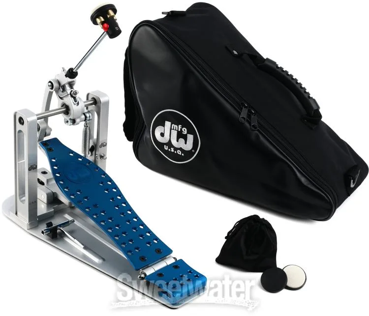  DW DWCPMDDBL MDD Machined Direct Drive Single Bass Drum Pedal - Cobalt