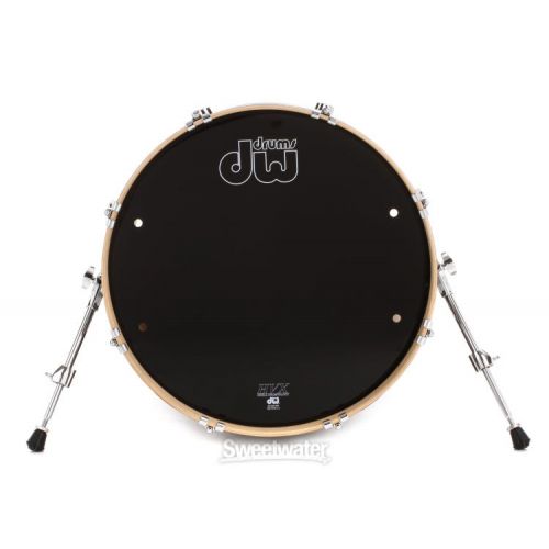  DW Performance Series Bass Drum - 16 x 20 inch - Black Diamond FinishPly