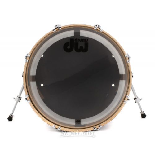  DW Performance Series Bass Drum - 16 x 20 inch - Black Diamond FinishPly