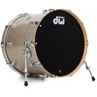 DW Collector's Series Maple Bass Drum - 18 x 22 inch - Broken Glass FinishPly