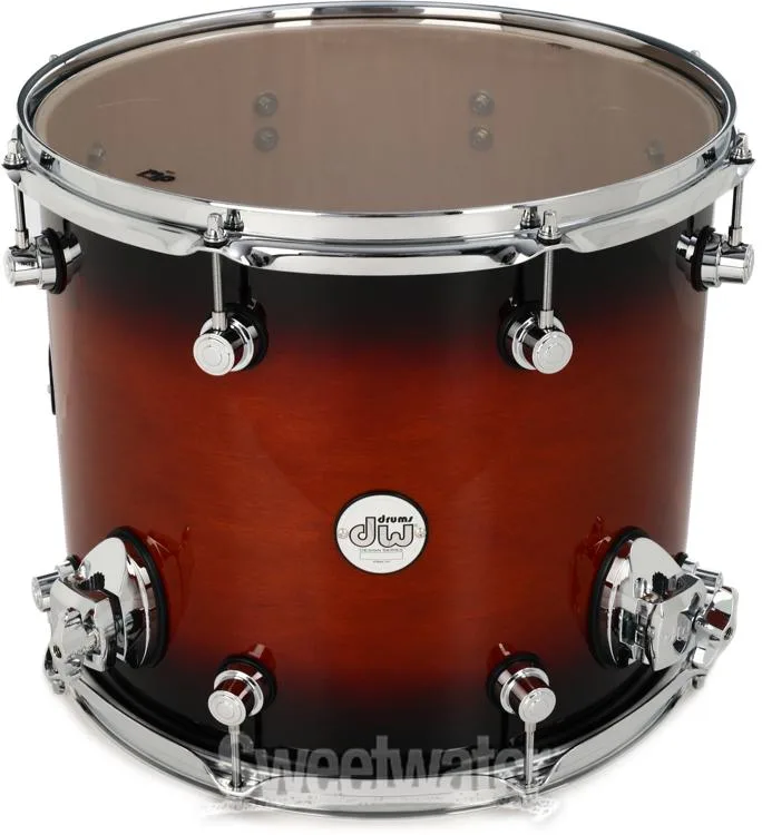  DW Design Series Floor Tom - 12 x 14 inch - Tobacco Burst