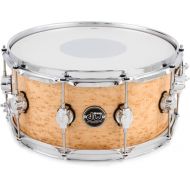 DW Performance Series Exotic Snare Drum - 6.5 x 14-inch - Bird's Eye Maple - Sweetwater Exclusive
