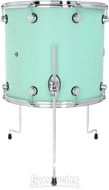  DW Performance Series Floor Tom - 16 x 18 inch - Satin Sea Foam - Sweetwater Exclusive