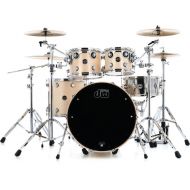 DW Performance Series 4-piece Shell Pack with 22 inch Bass Drum - Natural Satin Oil - Sweetwater Exclusive