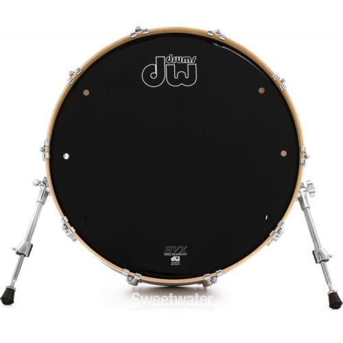  DW Performance Series Bass Drum - 14 x 22 inch - White Marine FinishPly