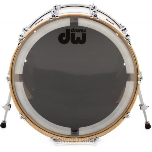  DW Performance Series Bass Drum - 14 x 22 inch - White Marine FinishPly